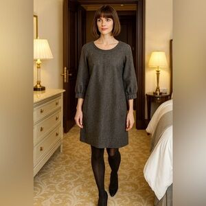 wilfred free grey dress Women's Wilfred Free Heathered White Chrissy Dress